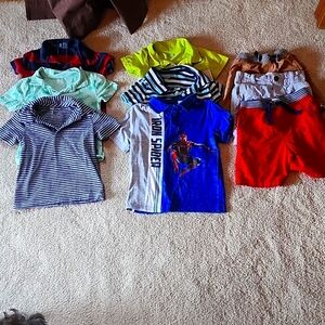 Boys shirts and shorts